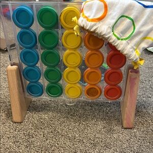 Vibrant Kids Connect Game with Bag